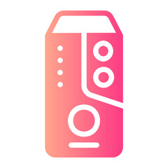 Fototapeta premium Cpu gradient icon