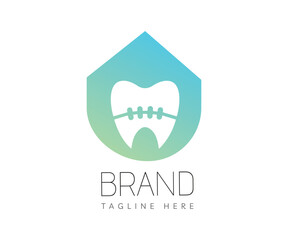 Tooth logo icon design template elements. Usable for Branding and Business Logos.
