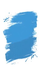 Blue Paint Stroke on Green Background, Abstract Image, Texture, Pattern, Wallpaper, Cover and Screen for Smartphone, PC, Laptop, 9:16 and 16:9 Format