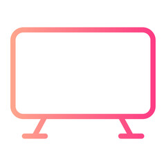 Fototapeta premium monitor screen gradient icon
