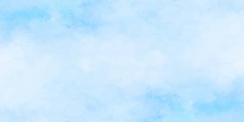 Abstract white and blue color frozen ice surface design background. soft sky blue watercolor sky and clouds, Light blue background with watercolor. gradient light white sky background with clouds.	