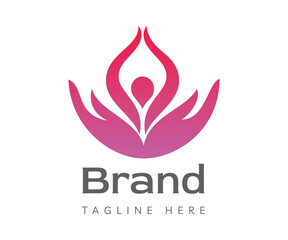 Flower logo icon design template elements. Usable for Branding and Business Logos.
