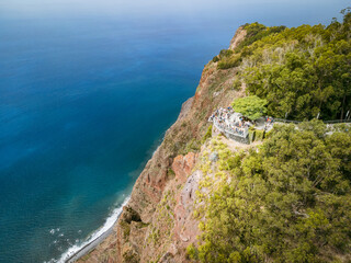 Cabo Girão - viewpoint located along the southern coast of the Madeira Island