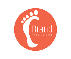 Foot logo icon design template elements. Usable for Branding and Business Logos.
