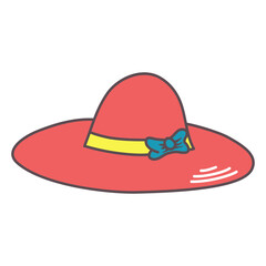 Beach hat icon