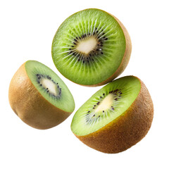 kiwi fruit isolated on white
