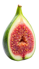 fresh figs isolated on white background