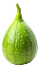 green fig isolated on white background