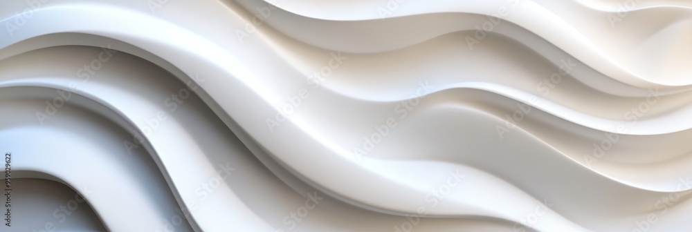 Poster this abstract background features elegant white textures and intricate patterns, making it perfect f