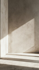 Abstract Geometric Shadows - Minimalist Background Wallpaper with Light and Shadow Play on Textured Surfaces