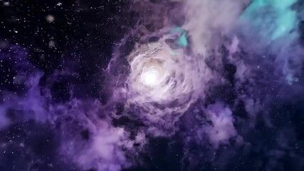 Moving nebulas space travel hyperlapse floating through galaxy stars planet universe cosmic travel outer space timelapse journey exploration nebula infinity colorful motion futuristic sci-fi explore