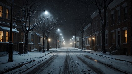 Obraz premium street in the night
