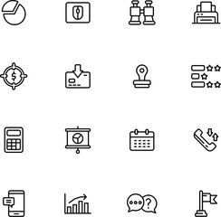 Business EMPLOYMENT  icons set