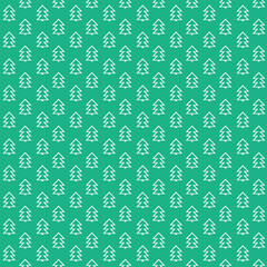 seamless pattern with christmas tree