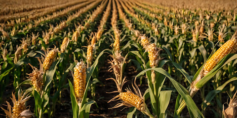 Obraz premium field of corn