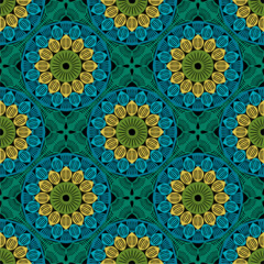 Pattern with crochet granny square wallpaper handmade decorative art design print 