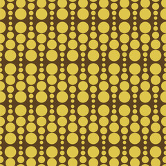 Seamless pattern with polka dot circles vector artistic print for textile paper decor wallpaper background endless creative art	
