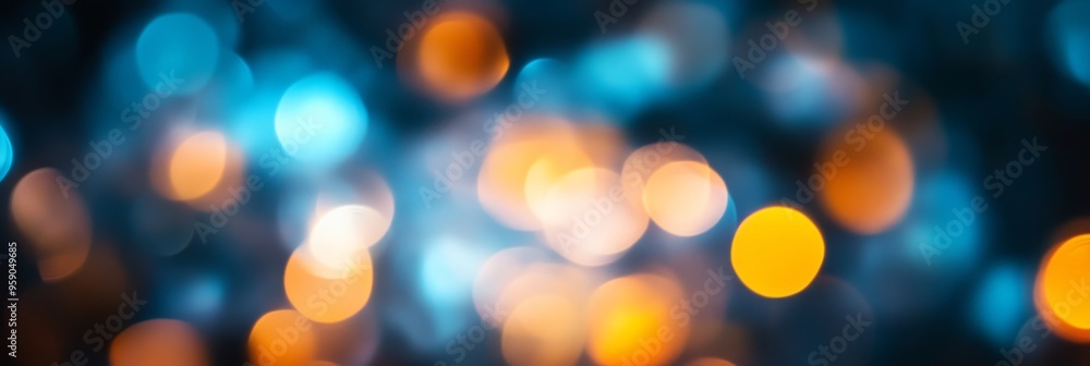 Poster this artwork features an artistic blend of rich blue and vibrant orange hues, skillfully creating a 