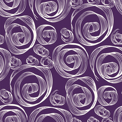 Black and white seamless grunge pattern. Vector illustration