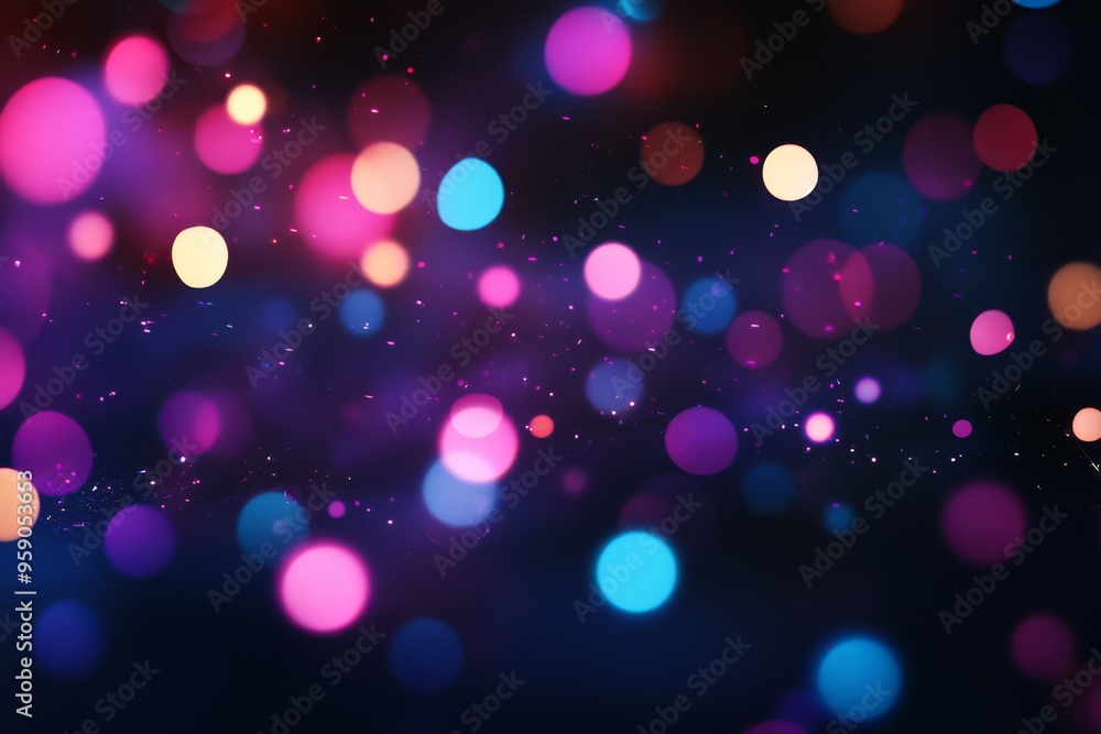 Poster a stunning and beautiful display of softly blurred geometric shapes, showcasing a mesmerizing array 
