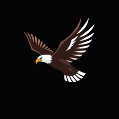 Obraz premium Majestätischer Adlerflug