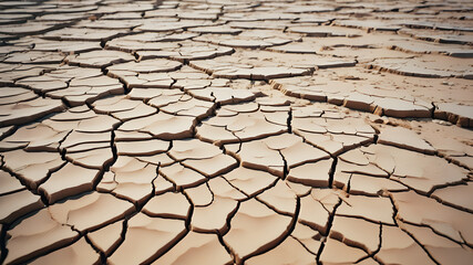 Deforestation concept. Trees cut down in forest. Environmental damage.  AI generated image.