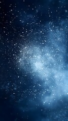 Obraz premium Gentle blue and white dust particles, perfect for background wallpaper