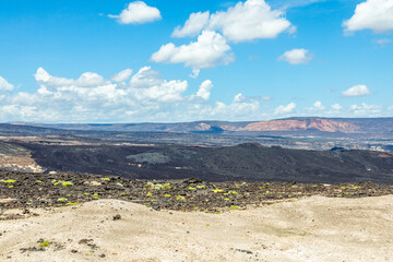 Ardoukoba fissure vents volcano lava fields landscape, Tajourah Djibouti