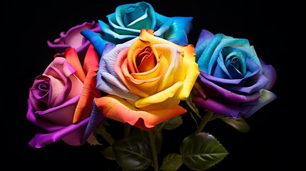 Rose various colors and varieties