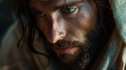 Portrait of a person with facial hair