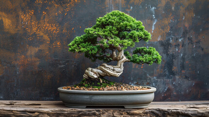 Sargent Juniper Bonsai Tree in pot