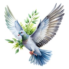 Obraz premium white dove flying