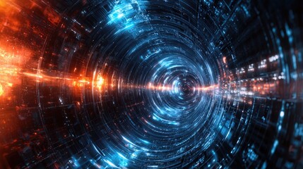Obraz premium Spectacular Higgs Boson Event with Ultra-Realistic Lighting