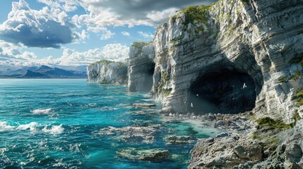 Ancient Coastal Erosion Revealed in High Detail