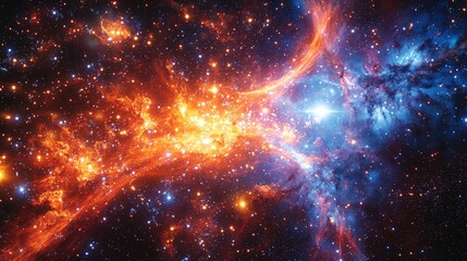 Obraz premium Early Universe: Photon Release in the Recombination Epoch
