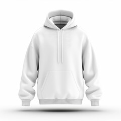 Trendy hoodie, fashion element, photorealistic design, cozy fabric, isolated on white background