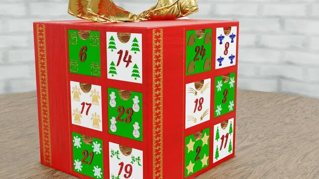 Advent Calendar Gift Box Door No 14