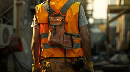 A construction worker's vest.