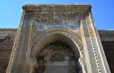 Obraz premium Karatay Caravanserai, located in Kayseri, Turkey, was built in 1240 during the Seljuk period. 