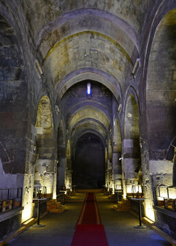 Karatay Caravanserai, located in Kayseri, Turkey, was built in 1240 during the Seljuk period.
