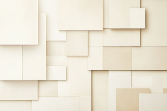 A sophisticated background with light color blocks in varying shades of ivory and beige. The design creates a modern, refined look with smooth textures and clean lines.