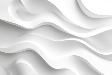 A refined 3D light white background with abstract shapes and subtle shadows. The design features a sophisticated look with smooth gradients and a sense of depth.