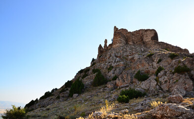 Melikgazi Castle is in Pinarbasi, Kayseri, Turkey.
