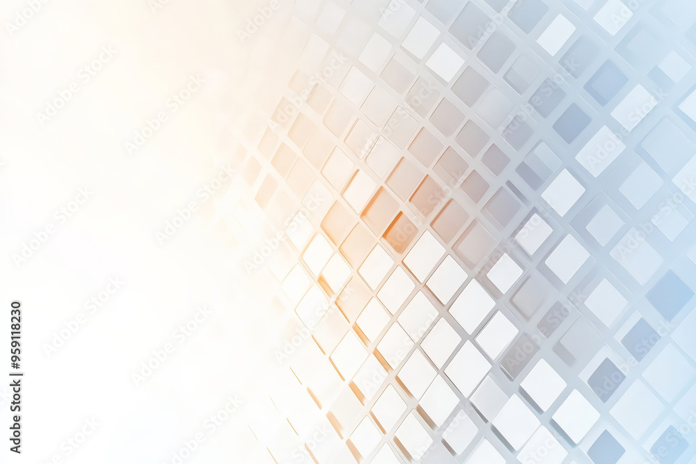 Poster a minimalist business background with a subtle grid pattern and a gradient from grey to white. the d