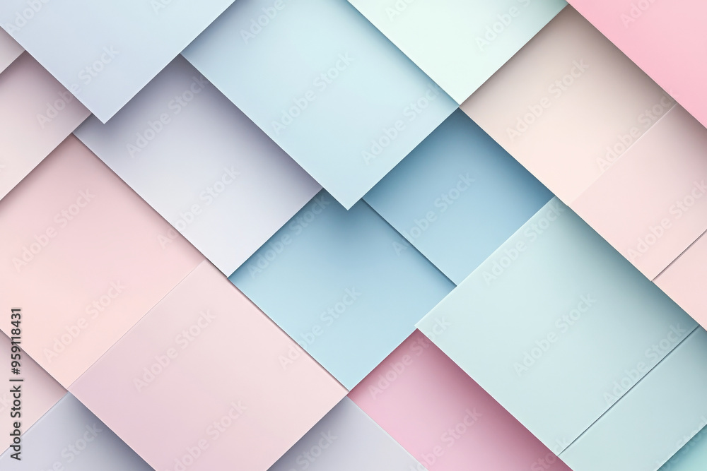Aufkleber a stylish background with light color blocks arranged in a diagonal pattern. the design incorporates