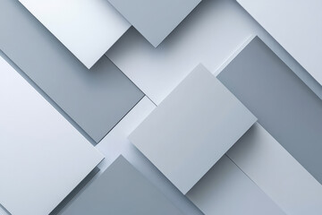 A sleek background with light color blocks in shades of gray and white. The design features a minimalist, contemporary look with smooth transitions and clean lines.