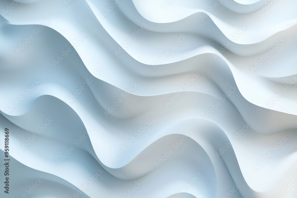 Poster an elegant 3d light white background with subtle gradients and smooth, flowing lines. the design fea