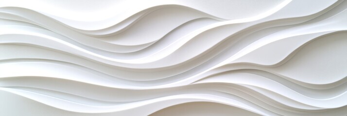 This is a beautifully stunning elegant white texture pattern that showcases exquisite wavy designs, making it an ideal choice for enhancing the overall aesthetic appeal of any interior space