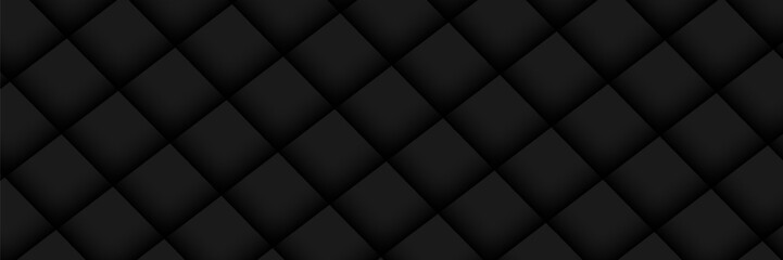Obraz premium Black metal texture steel background. Perforated sheet metal. vector
