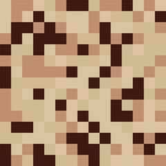 Abstract pixel background mosaic made of small squares.